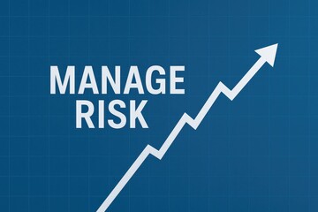 business growth analysis with risk management chart