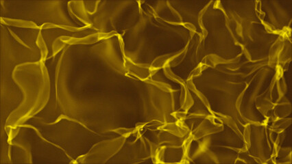 Poster - Golden Abstract Background with Flowing Lines and Soft Lighting Creates a Beautiful and Ethereal Ambiance Resembling Smoke or Subtle Curtains