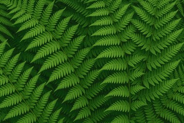 Aufkleber - Lush Green Fern Plant