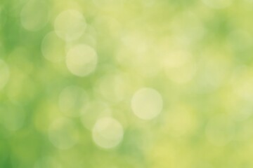 Poster - Vivid green glow with bokeh effects and a softly blurred backdrop