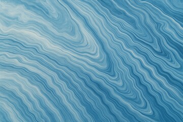 Poster - Abstract fluid artwork featuring light blue hues and a marble-like appearance, created with acrylic on canvas showcasing a denim-inspired gradient.