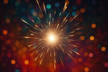 Poster - Vibrant Explosion of Disco Lights for Festive Backgrounds