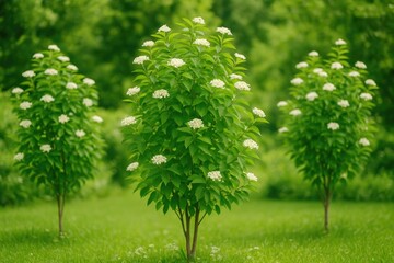 lush green trees thrive and prosper.
