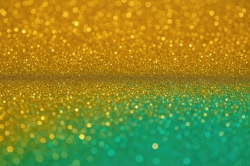 Poster - Sparkling gold backdrop with glitter effects