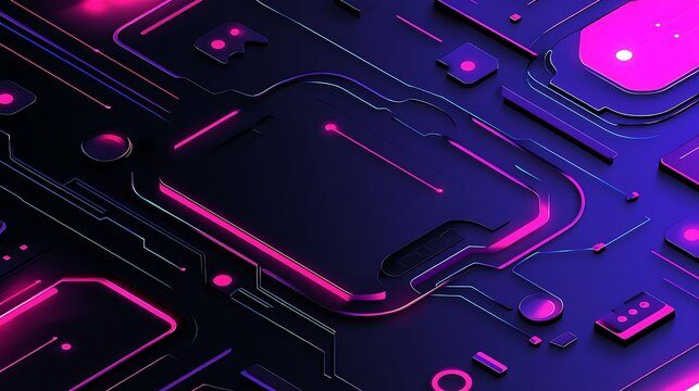 Abstract circuit board design (32)