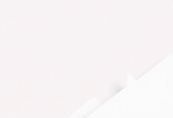 Poster - Clean, minimalist white geometric shapes on a modern abstract background,  minimal,  trendy