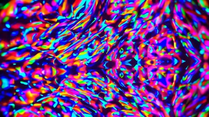 Wall Mural - Abstract animation, background with color refraction effect