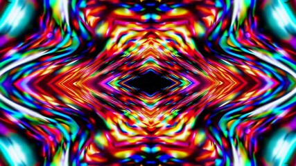 Wall Mural - Abstract animation, background with color refraction effect