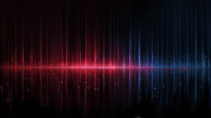 Fototapete - Dynamic light waves display digital art scene abstract design futuristic environment vibrant colors
