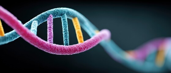 Poster - Dna structure discovery laboratory scientific image research environment close-up view genetic innovation