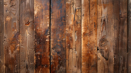 Poster - Distressed barn wall with weathered wooden boards showcases rich textures and natural patterns, evoking rustic charm and warmth that enhances any space