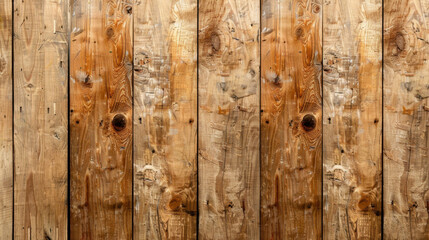 Poster - Rough plywood wall with uneven surface and tool marks creates rustic and natural aesthetic, perfect for various design projects. warm tones of wood add character and charm