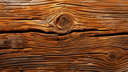Poster - Weathered wood surface with intricate grain patterns, showcasing natural textures and warm tones. rustic appearance evokes sense of timelessness and organic beauty