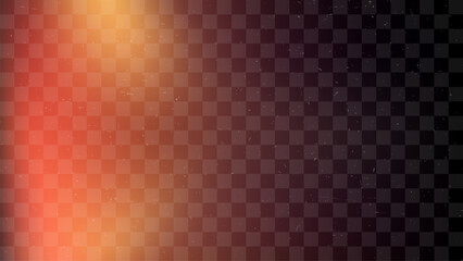Aufkleber - Abstract glow overlay with light orange analog film light leaks and digital dust texture. Grunge texture background effect.