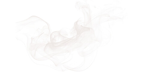 Aufkleber - Abstract white smoke cloud against a black background in a swirling and flowing motion design element