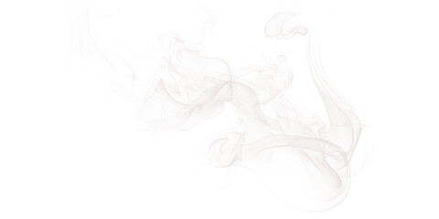Poster - Abstract digital painting with white and pink hues on a black background in a modern style