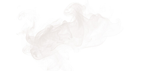 Poster - Abstract cloud like formation in shades of white and gray against a solid black background space
