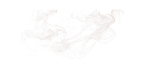 Poster - Abstract representation of swirling white smoke against a stark black background design element