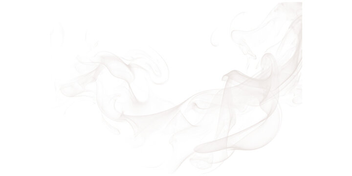 Abstract white smoke or cloud like formation against a black background with pixelated edges