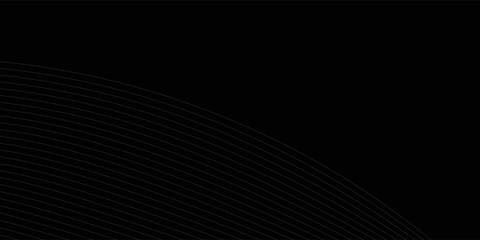 Poster - Black oblique curved lines background vector