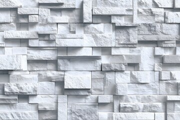 Leinwandbilder - Abstract Block Texture Creating Intriguing Gray Shades