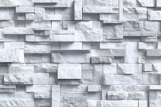 Abstract Block Texture Creating Intriguing Gray Shades