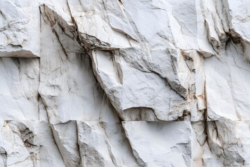 Leinwandbilder - White Stone Textures Showing Natural Rock Layers