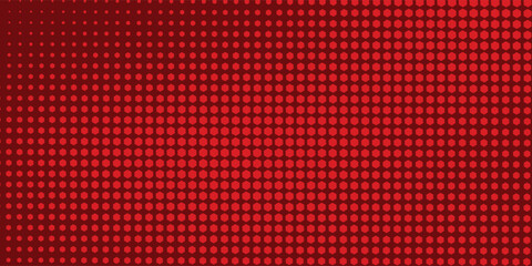Poster - Red background featuring a stylish dot pattern, suitable for creative designs, covers, or digital projects.