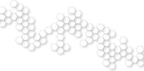Poster - Abstract hexagon honeycomb white Background, technology abstract background with hexagons mesh, futuristic surface honeycom hexagon pattern, realistic golf dimples tiled vector background.
