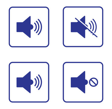 Mute sound icon. mute icon.