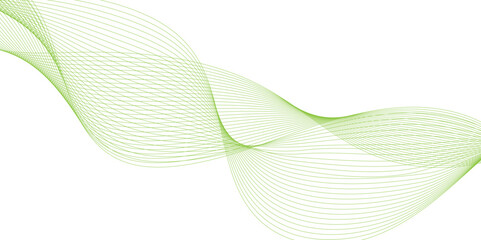 Fototapete - abstract background of soft Waves in light green yellow Colors, green wave line, template for advertising, computer background.