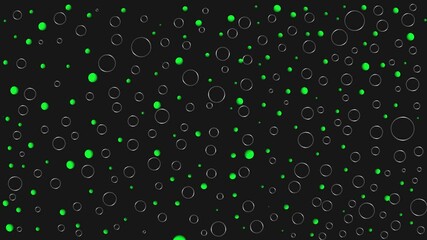 Wall Mural - minimal green and white dotted pattern animation, abstract background loop