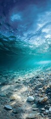 Wall Mural - blue sky and sea