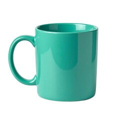 Poster - Mint Hot Cocoa Mug No Print Thick Soft Shape Holiday Icon on Transparent Background