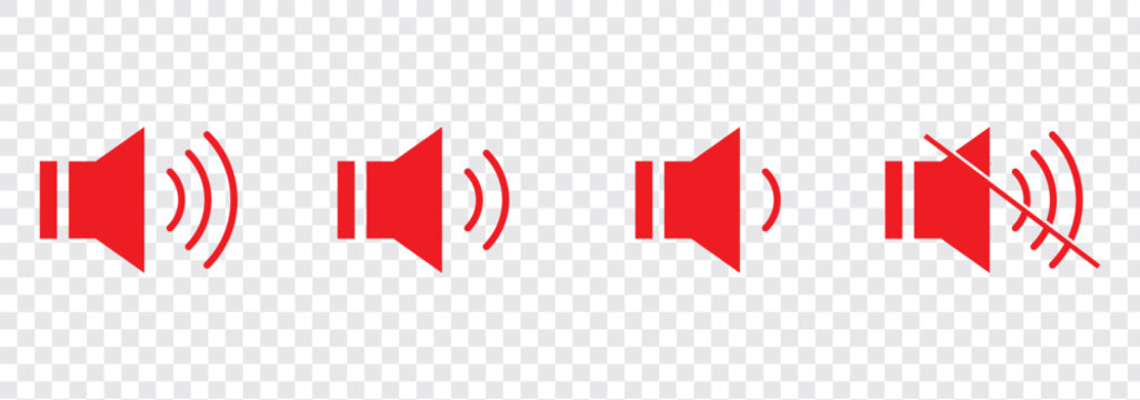 Speaker volume icon in trendy flat style design. Vector graphic illustration. Suitable for website design, logo, app, and ui. EPS 10.