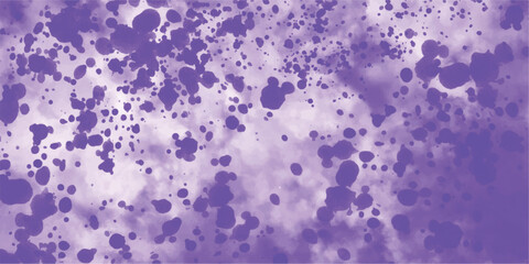 Wall Mural - abstract purple watercolor splatter background design with soft white textures and artistic paint bl