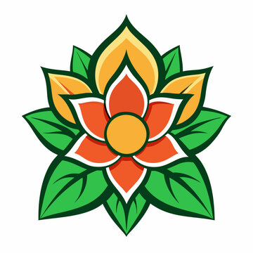 Luxury logo design concept, Flower lotus logo, Beauty or spa logo template
