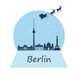 © SG- design - Berlin Skyline Winterlandschaft Schneekugel