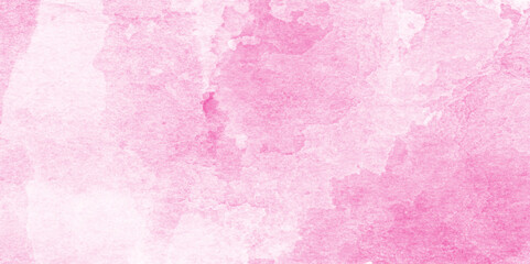 Poster - Soft Pink grunge watercolor texture background, Pink color light ink effect shades gradient on textured, romantic Pastel Pink watercolor Background, Soft Pink  white watercolor Abstract Background.