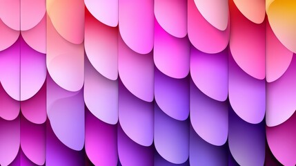 Poster - Colorful, multi-colored design with pink and purple hues. The design is made up of many small, overlapping circles