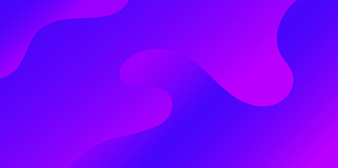 Poster - Abstract background color gradient dark blue and pink curve.