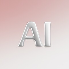 Poster - An elegant depiction of the letters 