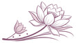 © Yeasin - Elegant Lotus Flower Line Art Illustration Botanical Design Element