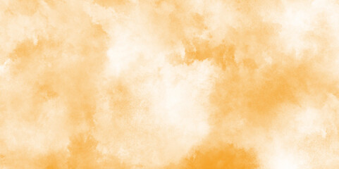 Poster - abstract orange watercolor background concept for banner, grungy section of wall ideal for soft textured on wet white paper, modern interior and design, abstract golden bokeh light celebration.