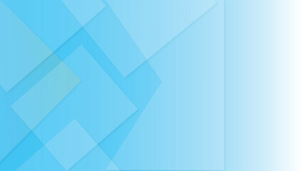 Fototapete - gradient blue square pattern combination bright color on background. Abstract geometric composition featuring layered blue square shapes. blue square with lines pattern.
