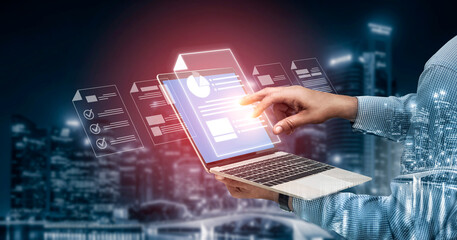 Poster - Cloud-based document systems improve access, security, and workflow, enabling paperless, productive online file and document management. Vouch