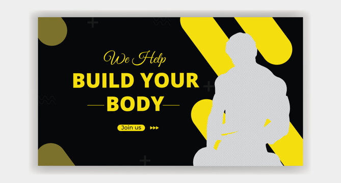 Best exercise for build body thumbnail design