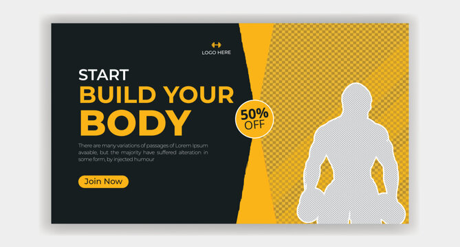 Best gym for bodybuilding thumbnail design