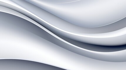 Aufkleber - White and blue wave pattern. The image is a digital drawing of a wave. The wave is very long and has a very smooth texture