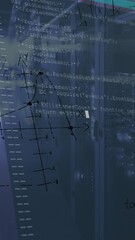 Poster - The animation depicts a computer interface processing and programming data